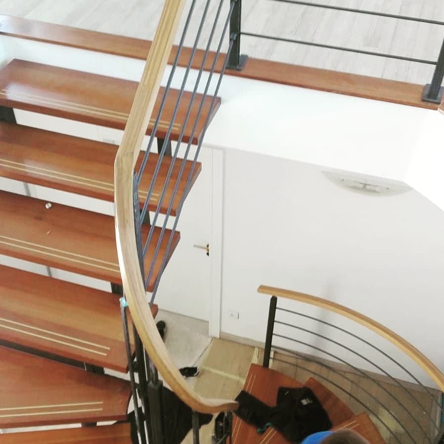 Drvene spiralne stepenice — Top Mont